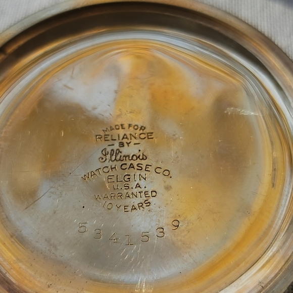 7 Jewel 1898 Ingersoll France Pocket Watch GP - Picture 5 of 7